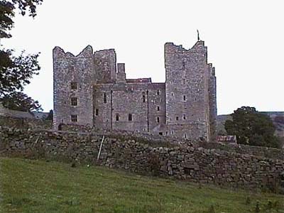 Looking back at Bolton Castle