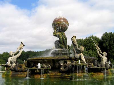 Close up of the Atlas Fountain