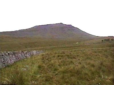 Ingleborough from the path home