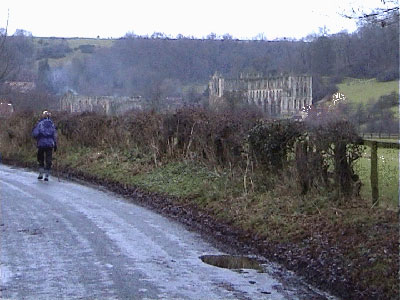 The road back to Rievaulx