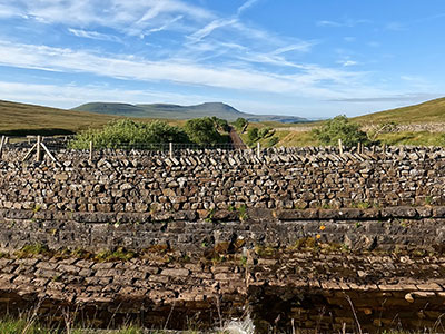 Looking towards Ingleborough from the aqueduct