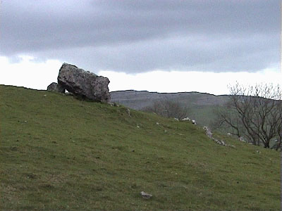 The boulder on the hill