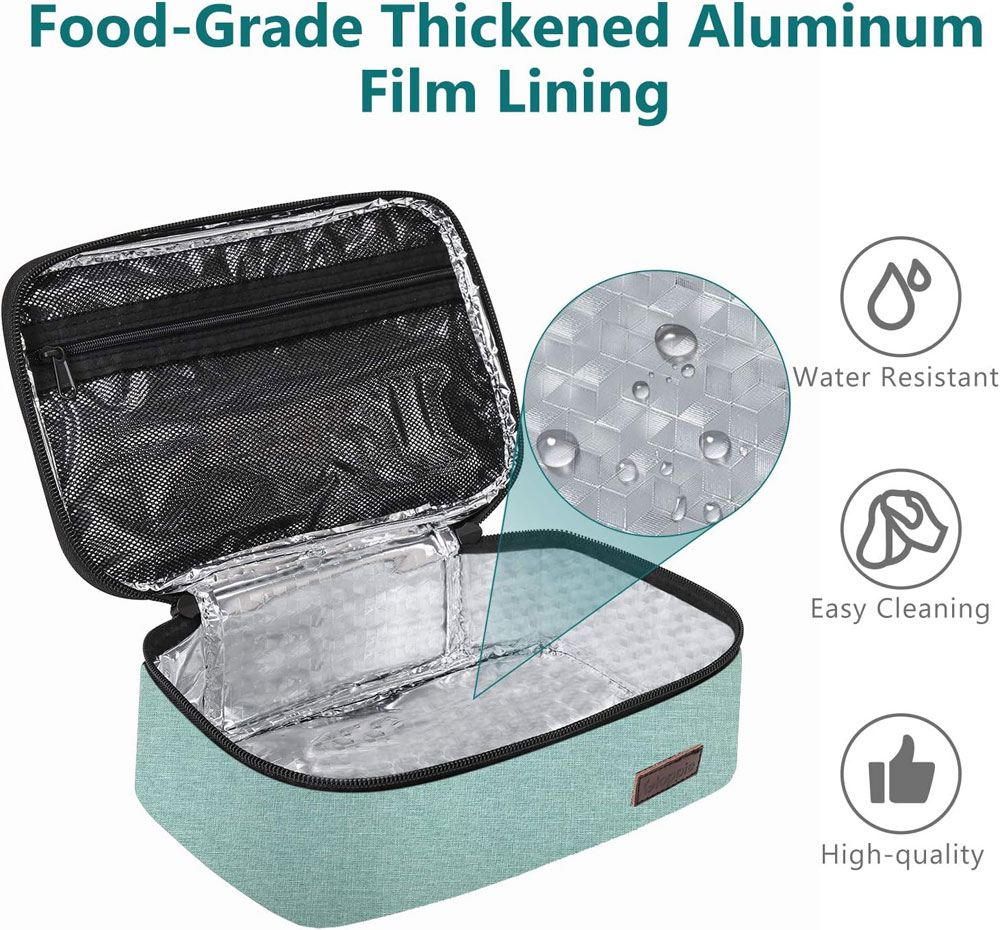 Gloppie Insulated Lunch Bag - features