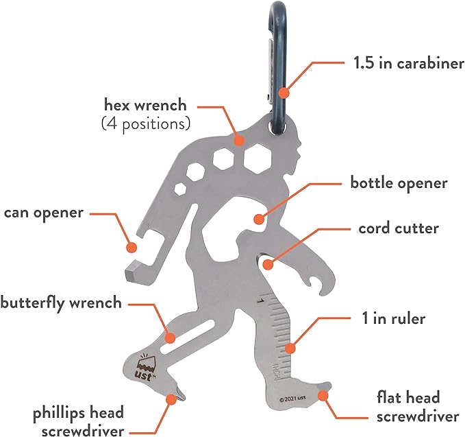 UST Multi-Tool Carabiner Tools