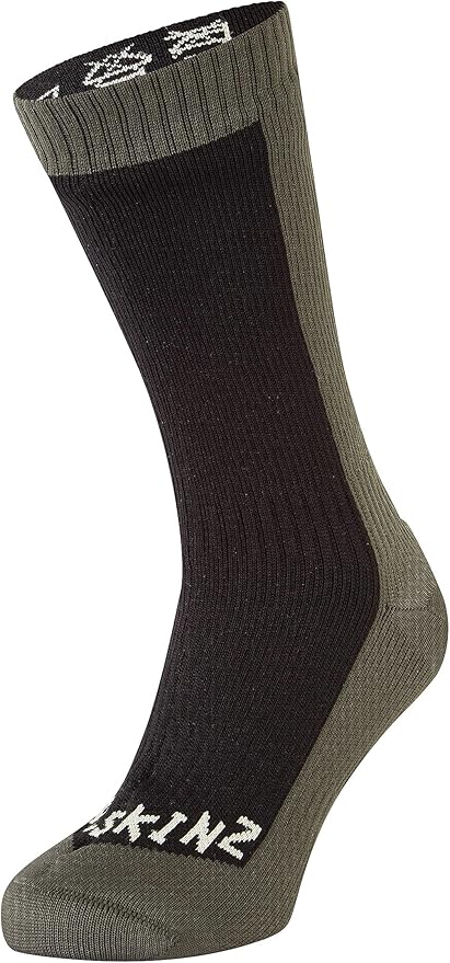 Sealskinz Unisex Waterproof Mid-Length Merino Wool Hiking Socks