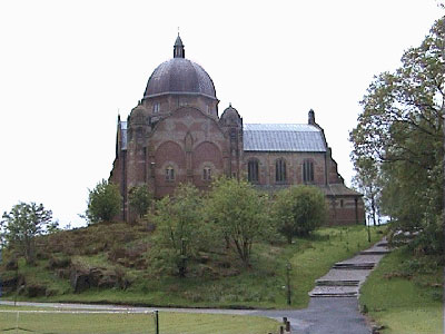Chapel with its green copper dome