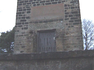 The inscription above the door