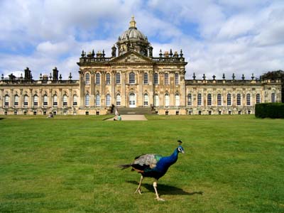 Castle Howard from in front of the Atlas Fountain