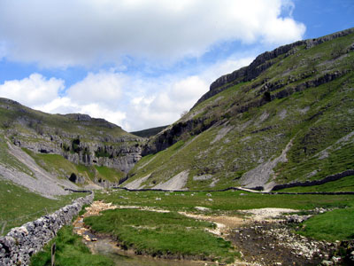 Approaching Gordale Scar