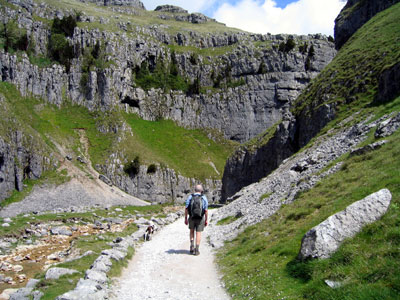 Entering Gordale Scar