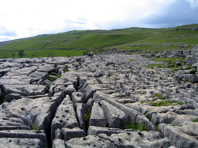 Limestone pavement above Malham Cove