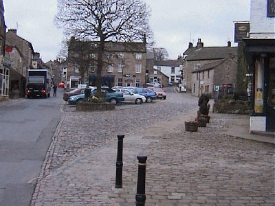 Market square in Grassington