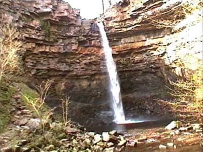 Falls from front
