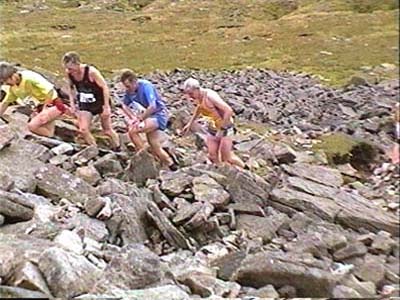 Runners in the Ingleborough Fell Race