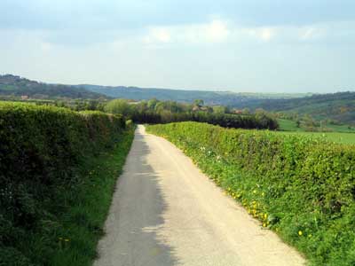 The road away from Intake Farm, looking towards Esk Dale