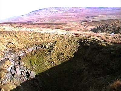 Churn Milk Hole with Fountains Fell in the background