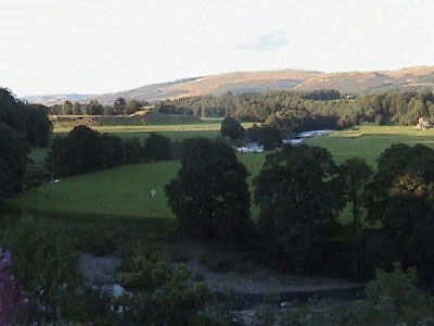 Ruskin's View showing the course of the Lune