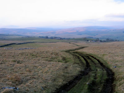 Well worn path away from the farm