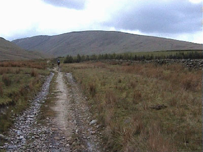 The route ahead - the long, broad Bowderdale Ridge