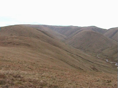 Further views back up to the Calf