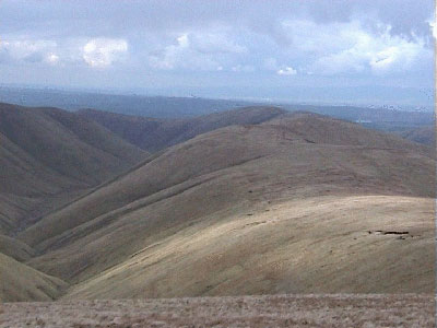 View from near the Calf, showing most of the homeward journey