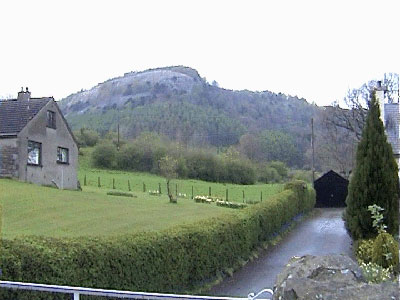 View up to Buckhouse Wood