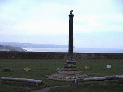 Monument in front of the Abbey