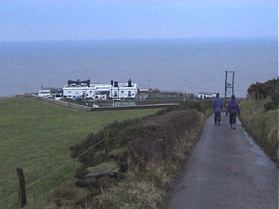 Heading down the lane towards the foghorn